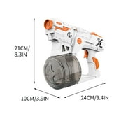 Water Gun for Adult \u0026 Kid, Most Strongest Water Pistol Long Range 28-32 FT, Powerful High Powered Automatic Classic Squirt Gun Fully Auto Water Blaster, Swimming Pool Outdoor Toy Game on Clearance